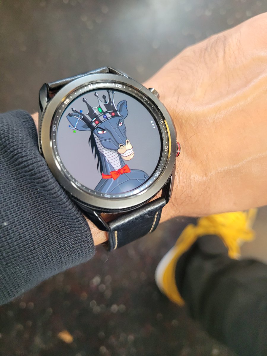 Finished work early today 🙌 <a href="/MisterGClub/">Mister G Club | {Mr.G}</a> had to put it on my watch ⌚️