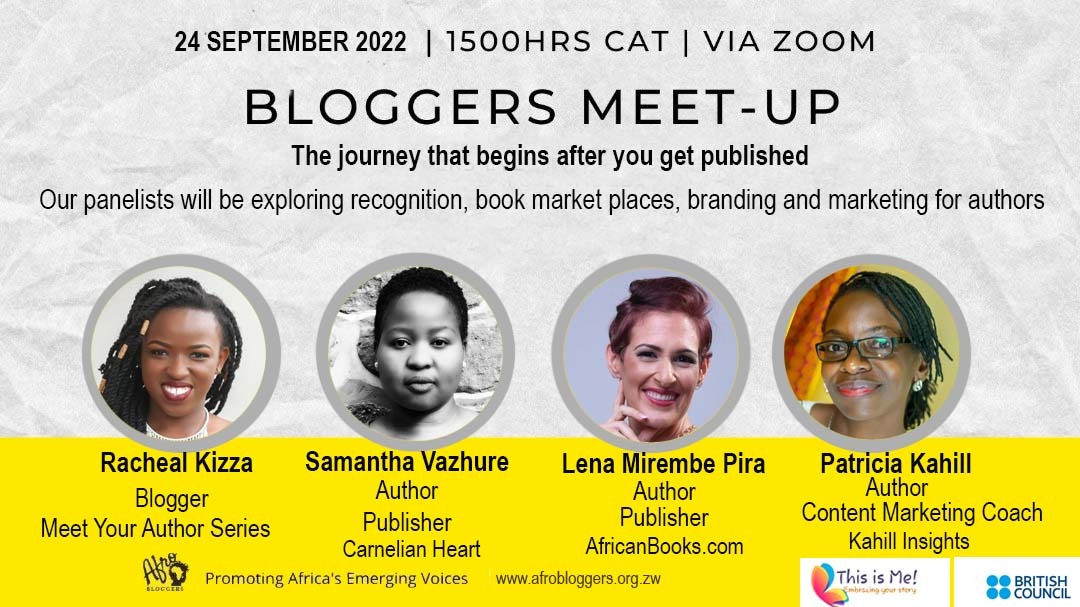 AfroBloggers's tweet photo. Our September meetup will be themed on books and branding for authors~W  https://t.co/2yFsnjmIyw https://t.co/95vgQrCa2y