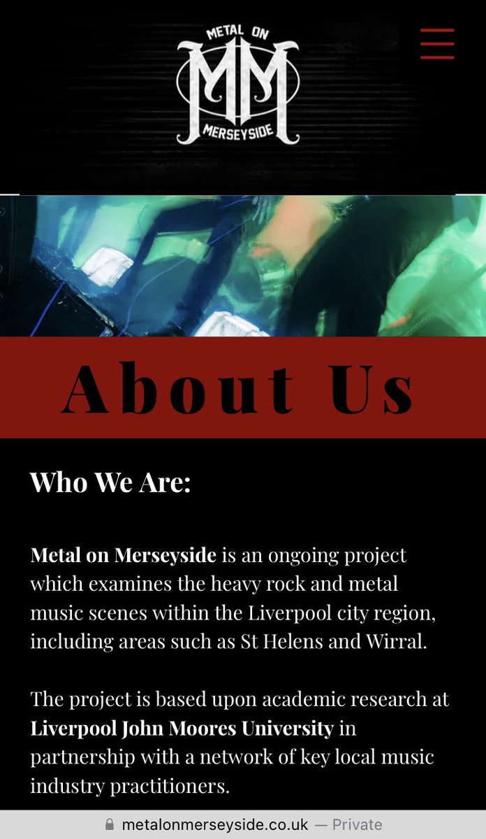 Great to see the #MetalOnMerseyside website up and running 🤘🏻

metalonmerseyside.co.uk 

@MetalMerseyside 

#HeavyMetalGigs #HeavyMetal #MerseysideMusic #HeavyMetalCulture #LiveMusic #GigGuide #LiverpoolCityRegion