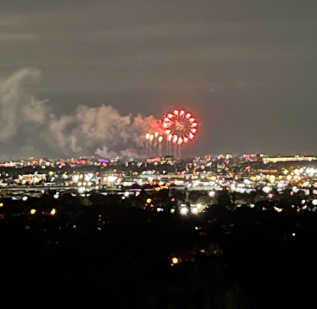 And a special GN from Fullerton last nite watching Disneyland fireworks from my sisters back yard! Put some sparkle in your day!!