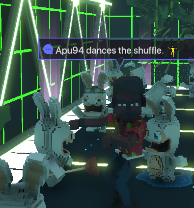 potterignite's tweet photo. @TheSandboxGame @RabbidsOfficial I just participated in the #SandboxAlphaS3Giveaway for a chance to win 500 SAND! Found the Disco Rabbid, check out my screenshot below!
👇 https://t.co/wisMeenBbX