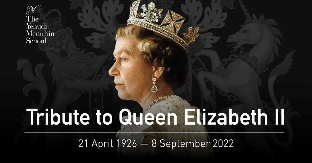 MenuhinSchool's tweet photo. In tribute to Her Majesty Queen Elizabeth II, our pupils have recorded a special performance of Nimrod by Sir Edward Elgar at The Menuhin Hall. The music is arranged by Bud Caputo and the orchestra is conducted by Matthew Taylor. Watch the video here: https://t.co/jHVnxu10ia https://t.co/1cR6w6a3tZ