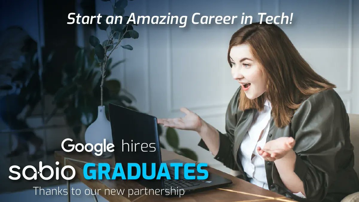 WeSabio's tweet photo. Want to change jobs but don’t know where to start? Join Sabio Coding Bootcamp and get the chance to meet with Google's team

Sign up for an info session today➡️https://t.co/wvCoQSNxZk 

#softwarejobs #developerstuff #programminglife #codingisfun #techindustry #techforgood #tech https://t.co/ziMVynCvPl