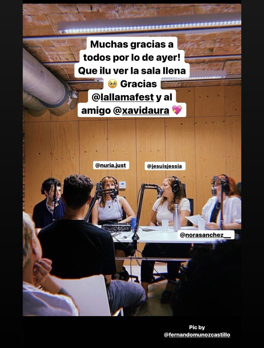 🫶🏻😭 Mil gracias a <a href="/Lallamastore/">La Llama Store</a> <a href="/LaLlamaFest/">La Llama Fest</a> <a href="/Zlonk/">Abi Enrech</a> por contar con nosotras para este proyecto tan guay. También a todos los que vinisteis a vernos ❤️
