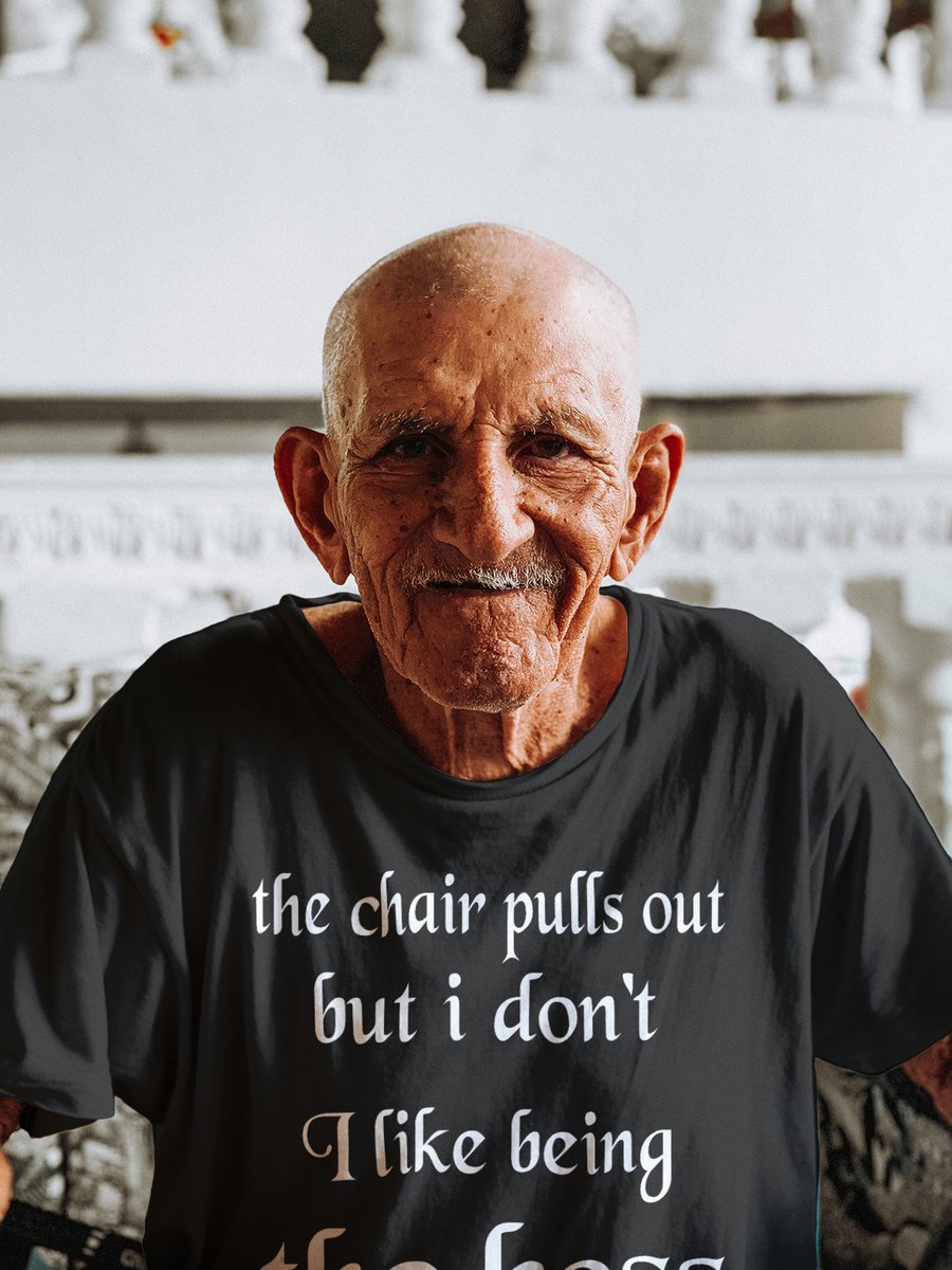 Boudekhanachems's tweet photo. the chair pulls out but i don't i like being the boss
Available in store: https://t.co/DkugddqmAR
#government
#elections
#dictatorship
#theboss
#antislogan https://t.co/W7MFub2jzg