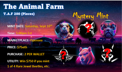 The Animal Farm season 1 MINTING NOW!!! tweet media