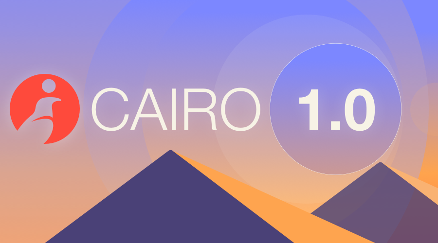 Time to announce: Cairo 1.0 🦅
This is Cairo's biggest advancement to date.

Cairo 1.0 will enhance usability, safety, and convenience. It will support StarkNet's permissionless network requirements, and will simplify and secure the protocol
medium.com/starkware/cair…