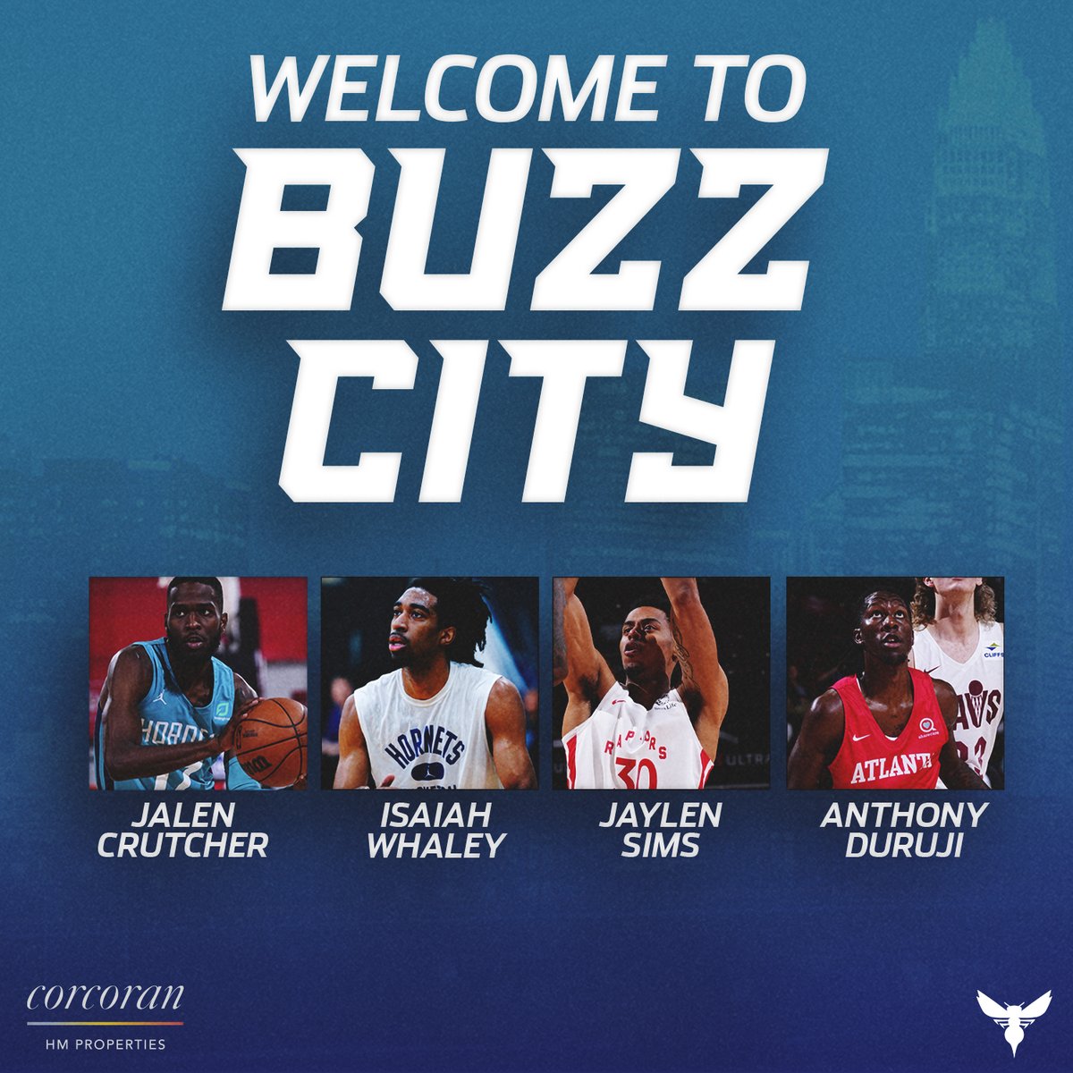 Charlotte Hornets (@hornets) on Twitter photo OFFICIAL: We've signed <a href="/Jalen_NoRose1/">JALEN CRUTCHER</a>, @Anthony_Duruji, @jaylen_sims and <a href="/IsaiahWhaley/">Isaiah</a> to the team.
<a href="/CorcoranHM/">Corcoran HM Properties</a> | 🔗: on.nba.com/3Diz34N OFFICIAL: We've signed <a href="/Jalen_NoRose1/">JALEN CRUTCHER</a>, @Anthony_Duruji, @jaylen_sims and <a href="/IsaiahWhaley/">Isaiah</a> to the team.
<a href="/CorcoranHM/">Corcoran HM Properties</a> | 🔗: on.nba.com/3Diz34N