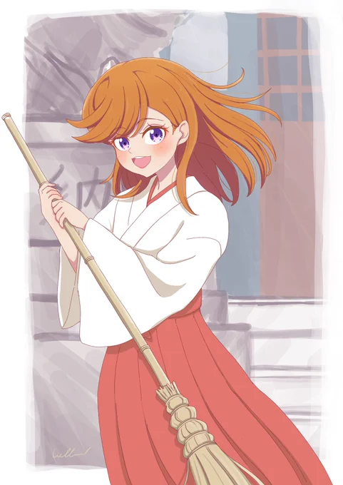 巫女姿の澁谷かのんさん超可愛いちょこリエは神#Liella! #Liella応援 