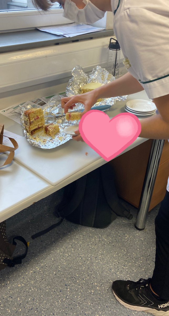 He made it down the isle! 🥰💒 The video was beautiful and we got brought back loads of the wedding cake to have in the OT department #powerofOT #withOTyoucan