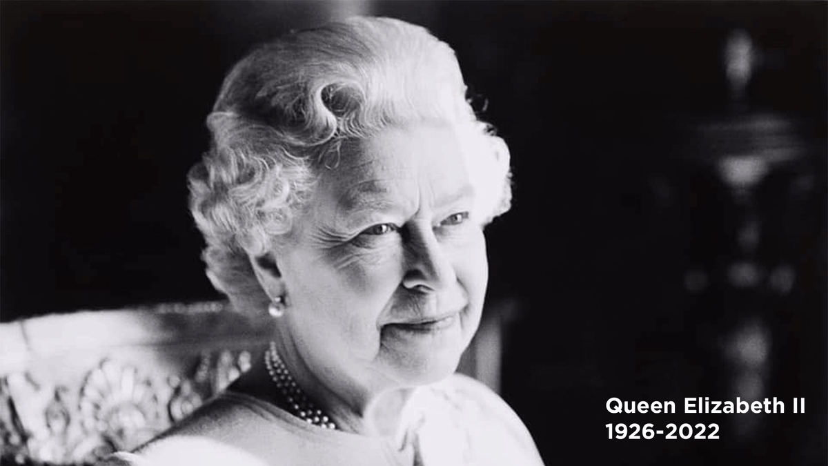 We share in the grief of the nation at the passing of Her Majesty, Queen Elizabeth II