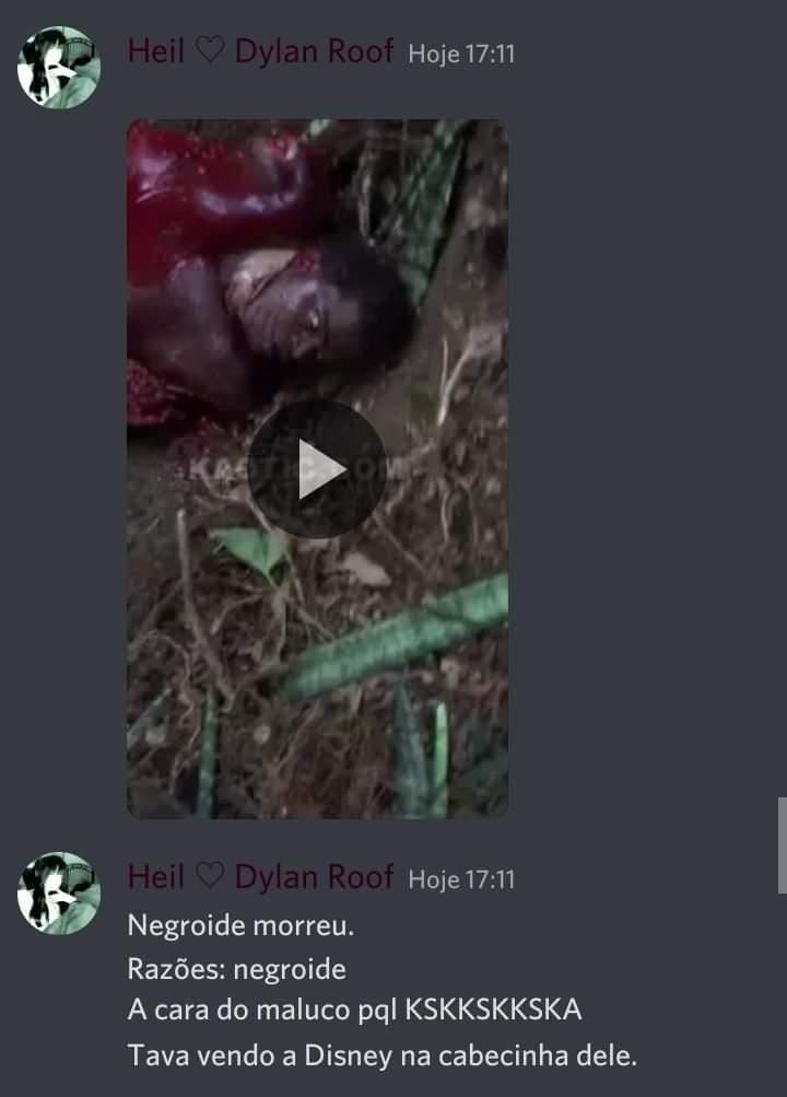 ei_eyriel's tweet photo. Racism0, ped0filia, z0ofilia, automutilação, suicídio... Isso tudo está rolando em grupos nazistas do discord, e todos esses crimes estão sendo cometidos por adolescentes, dêem atenção nisso, compartilhem...

#CRIMESNODISCORD https://t.co/gbOL53iBvv