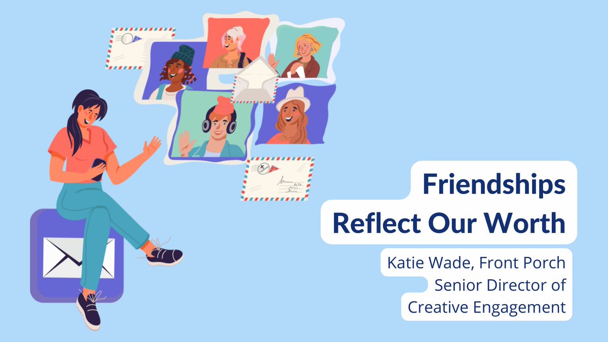 endsocisolation's tweet photo. In our newest blog, Katie Wade from @FrontPorchCS  reflects this #NationalFriendshipMonth on how friendships improve our lives and highlights the Social Calls program fostering intergenerational, meaningful relationships. Learn more about the program here: https://t.co/Txkg4SMBVv https://t.co/A1YNxpC9Tp