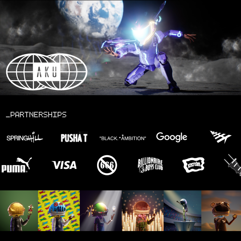 WeAreAku's tweet photo. "We didn't partner with these brands cause they're cool 😎we have deep relationships with all of them 
they all see something special in Aku and the community here💎They're excited about bringing what they do best into the Akuverse"🚀
@Micah_Johnson3 @AkuDreams #WeArAku https://t.co/q58dheGnlH