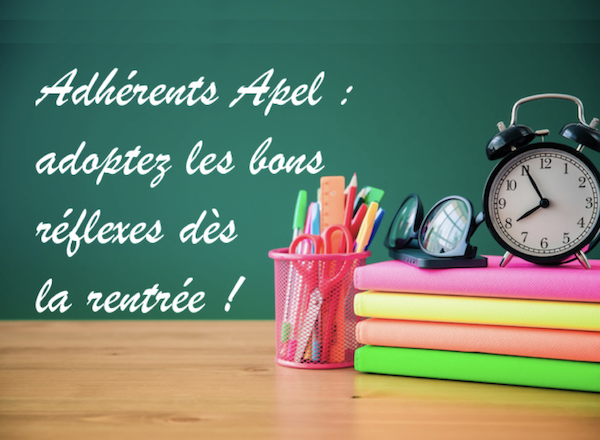 Apelnationale's tweet photo. ‼️ Comment rester informé sur l'actualité de l'#Apel et recevoir des conseils pratiques pour la scolarité de mon enfant ? ‼️ Nouveaux adhérents c'est le moment de vous inscrire à notre newsletter😃
#rentrée2022 #adhérentApel #parentdeleve
https://t.co/DuAiPLthT6 https://t.co/4R9G6Opr2N