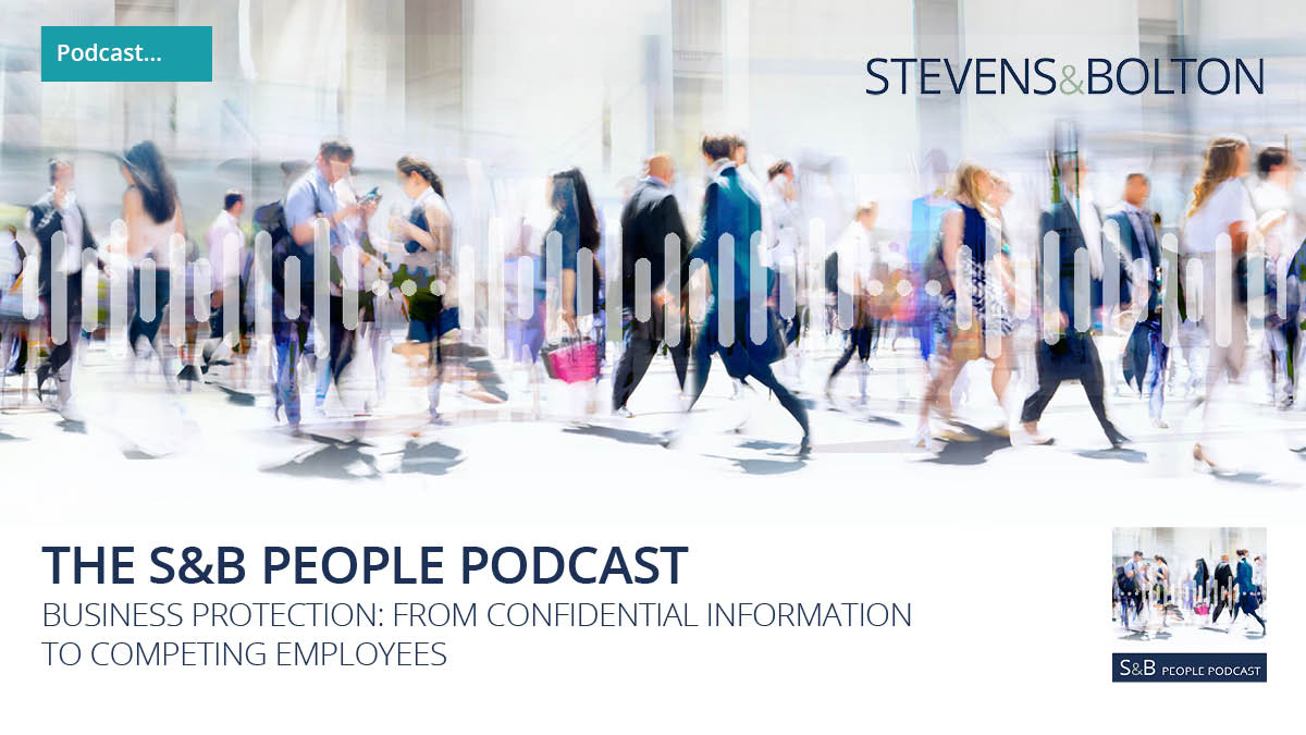 stevens_bolton's tweet photo. We discuss the thorny issue of how businesses can protect themselves against rogue current and former employees misusing confidential information. Listen here: https://t.co/yBW8I4vYbU

#UKEmpLaw #LegalPodcast #BusinessProtection #IntellectualProperty https://t.co/93tRPs2JYZ