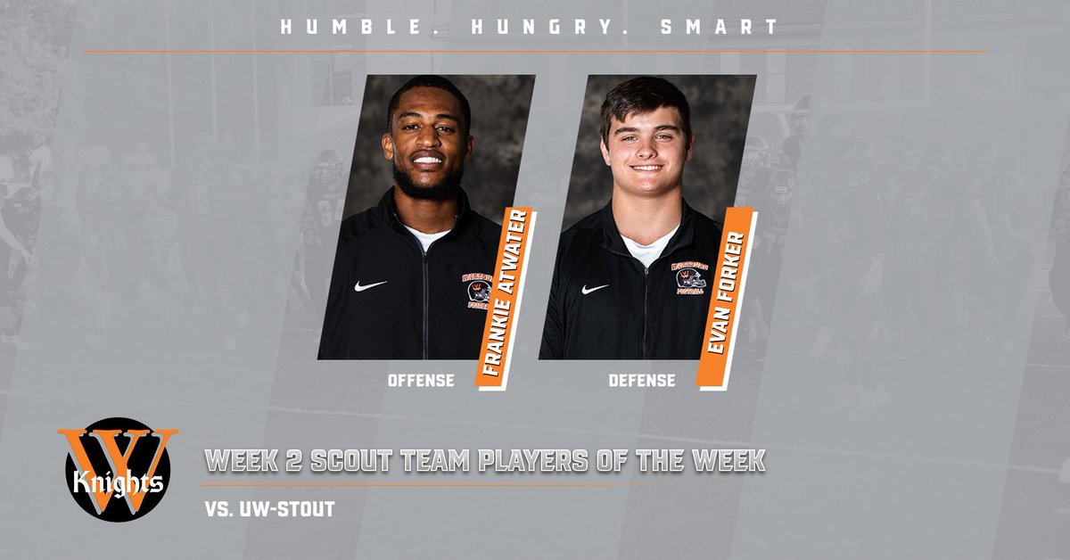We would also like to congratulate our scout players of the week, these guys did a great job getting us ready for Saturday! Scout Offense - Frankie Atwater and Scout Defense - Evan Forker. #GoKnights