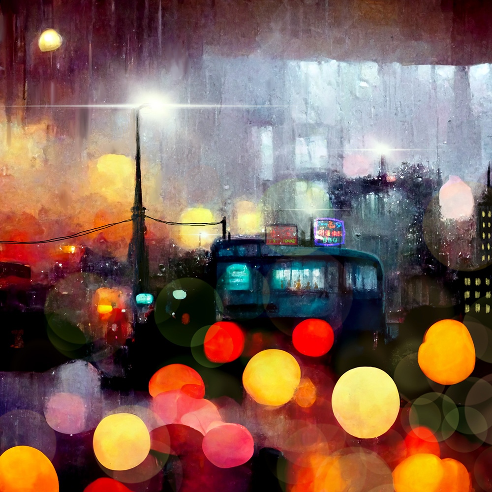 AllanLinder's tweet photo. This piece titled Korean BBQ is a little moodier than the others, with digital paint, dynamic mixed media collage, and giclée print on canvas.⁠ Part of the In The City collection.

#armoryweek #chelseagalleries #tribecaart #nycgallery #newartdealers #art #cryptoart #nfts https://t.co/RJOKk1QSm9