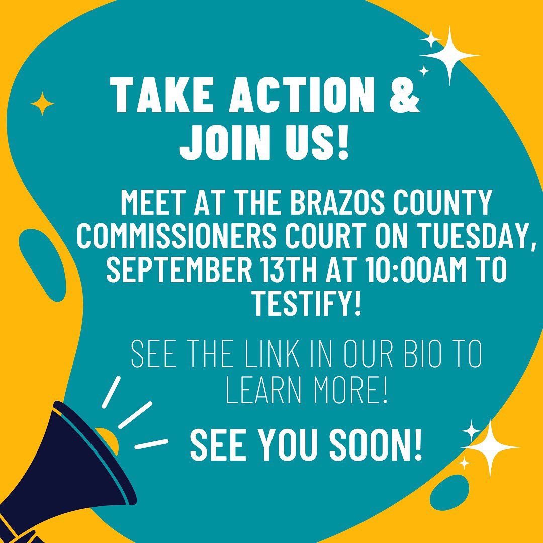 🚨ACTION ALERT 🚨

We are in need of people to testify with @texrisingtamu and our partner orgs to bring back the MSC as an Early Voting Location. 

mobilize.us/tfn/event/4959…

🧵 1/18 ⤵️