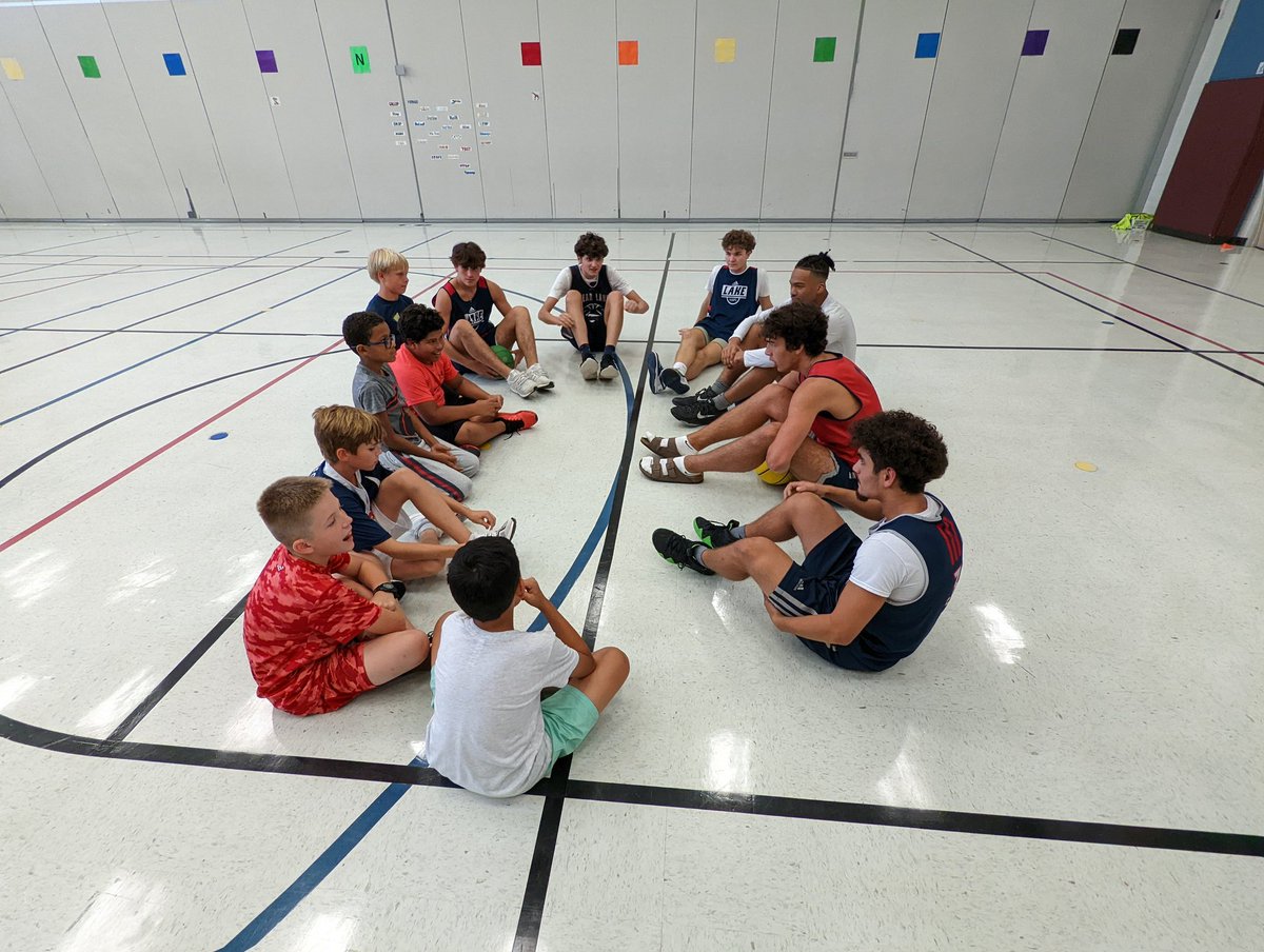 LBrockCounselor's tweet photo. Character Court is back @FalconPassElem ! We're focusing on Respect and Citizenship on and off the court this week with @Clear_LakeHS boys basketball. https://t.co/gBtNamawqB