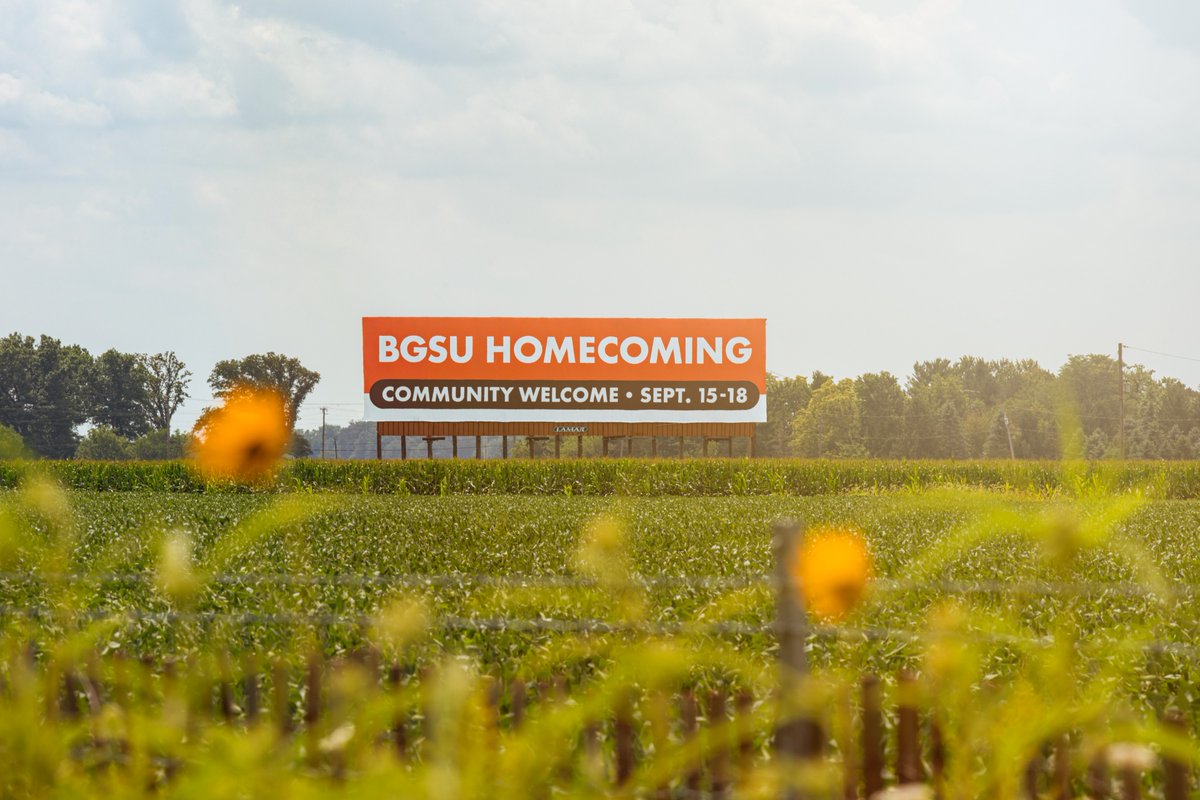 bgsu's tweet photo. Happy #BGSUHomecoming week! It's about time to come home. 🧡
https://t.co/vnjpWyRHmm https://t.co/GPRAjypwq9