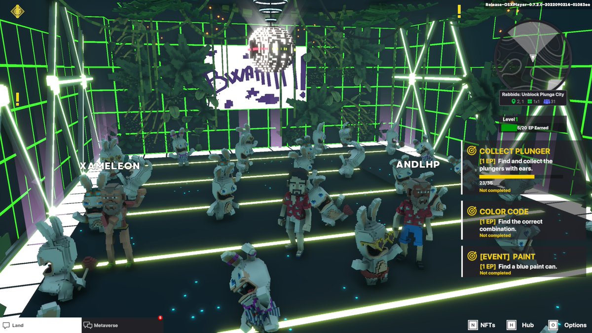 kanjidaru's tweet photo. @TheSandboxGame @RabbidsOfficial I just participated in the #SandboxAlphaS3Giveaway for a chance to win 500 SAND! Found the Disco Rabbid, check out my screenshot below!
👇 https://t.co/hF4FcUG9kW