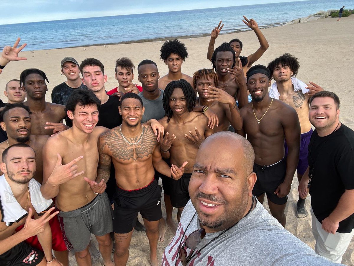After the 1st week of 6:30am hills, bear crawls, sprints in the sand and on the track, I’m excited about this group! They are definitely not afraid to work knowing we’ve only just scratched the surface!  #teamtogether #builtdifferent