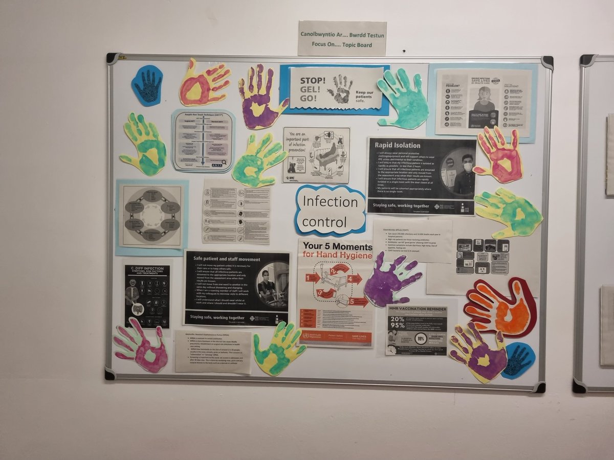 Mason ward focus board on infection prevention @ellie_kite <a href="/gilly2106/">gill hunter</a>