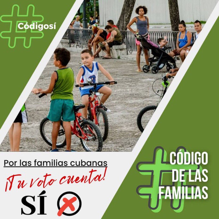 IzquierdaUnid15's tweet photo. Buenas tardes #IzquierdaUnida.

Tu voto cuenta, el de nosotros es un gigantesco SI, por ese #CodigoDeLasFamilias 
#CódigoSí https://t.co/0UqNXPFt7p