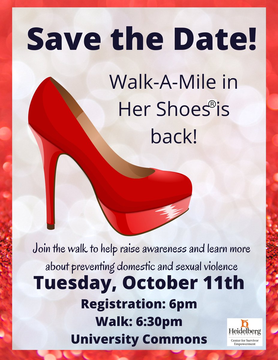 center_hu's tweet photo. Our annual Walk-A-Mile event is back! We hope to see you there! #Walkamile #Endsexualviolence #EmpowerHU https://t.co/61czQ1w7Ey