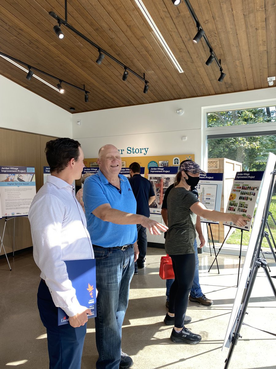 TownofLincolnON's tweet photo. Our open house for businesses re the Jordan Village Improvement Project is on until 7pm this evening! (Mon Sept 12) Learn more about this transformational project for #LincolnON and supports for local businesses.  

https://t.co/8cSr80s4qD https://t.co/IR2VxzCIlE