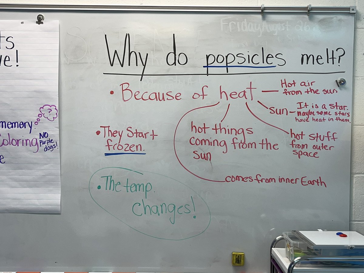 Lots of cause and effect talk today! #ilovewarmhugs #STEAM