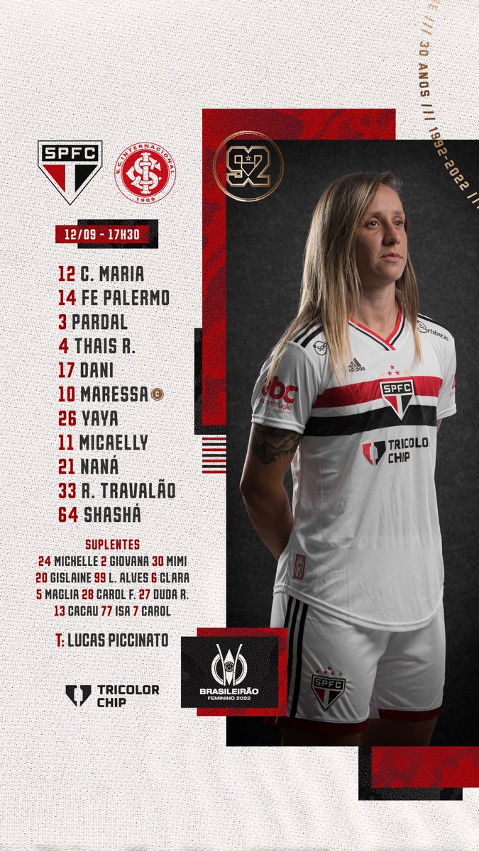 rdcolorada's tweet photo. EQUIPES ESCALADAS! 📋

Os 11 nomes que buscarão a histórica classificação do Inter para a final do @BRFeminino - e a vaga na Libertadores de 2023 - já foram divulgados pelo professor Maurício Salgado. ✅📈

💻 https://t.co/KIaDmwa4uN
📱 APP do Inter
📲 (51)991894124 https://t.co/ms7PXnhkuM