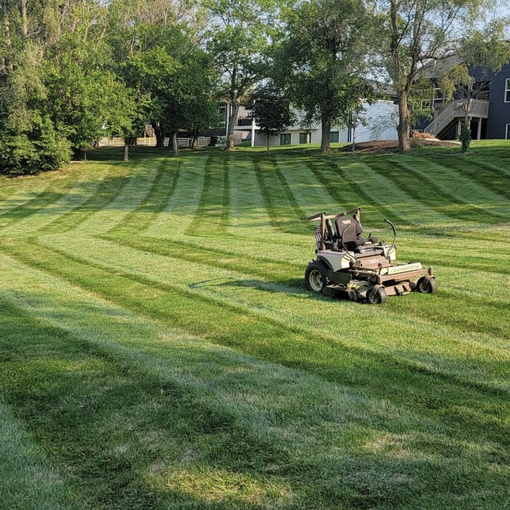 GrasshopperMowr's tweet photo. Prismatic stripes! 💎🔥

📷 h/t Grassy Knoll Lawn Care in IA 💯

#mowerstripes #greengrass #grass #yard #lawncare #landscaping #lawnservice #yardwork #lawn #lawnstripes #lawnmower #lawnmowing #mowing #mowday #mowers #mower #mow #mows #grasscutting #yournextmower #zeroturnmowers https://t.co/YkC4GaVPCT