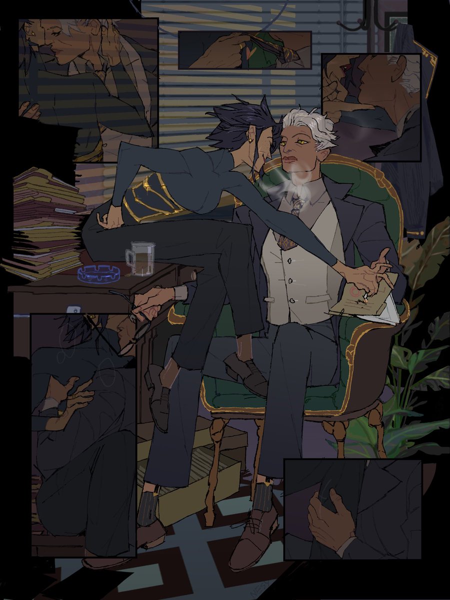 nesy_hide's tweet photo. Mimi and Isobel for @/crowlets; https://t.co/tNLAHxRLUt