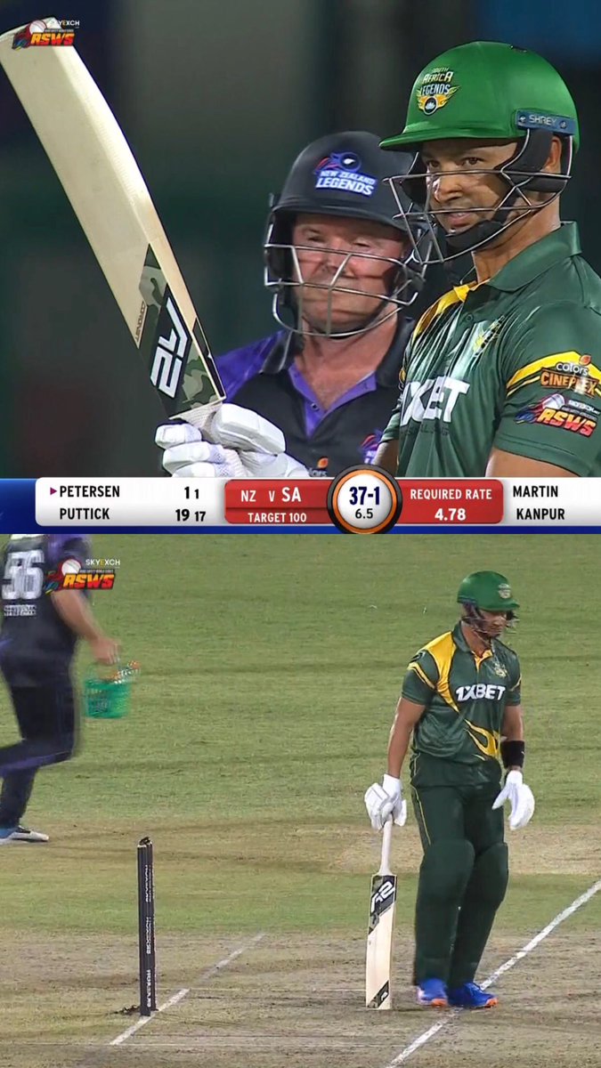 Nice to meet you, <a href="/AlviroPetersen/">Alviro Petersen</a>! 💪🏼

<a href="/RSWorldSeries/">Road Safety World Series</a> <a href="/Colors_Cineplex/">Colors Cineplex</a> #SouthAfricanlegends #RSWS2022 #indiancricket #alviropetersen