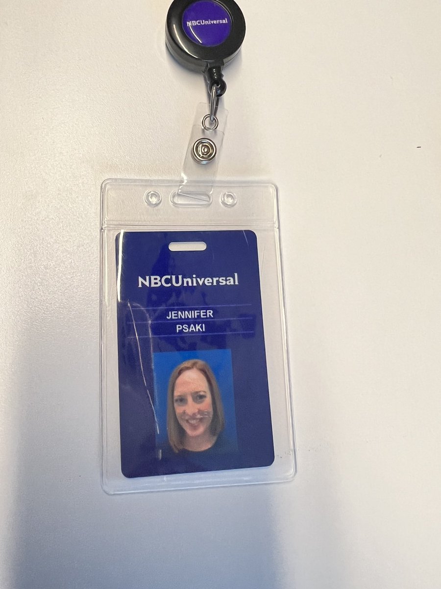 First day. New job.  Thrilled and honored to be here with this remarkable team. See you soon on TV.
