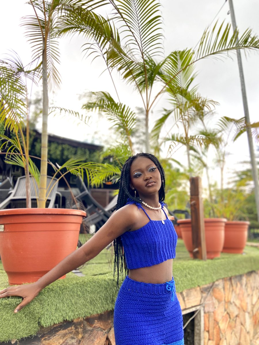 promdorc's tweet image. My first full crochet outfit 🥺