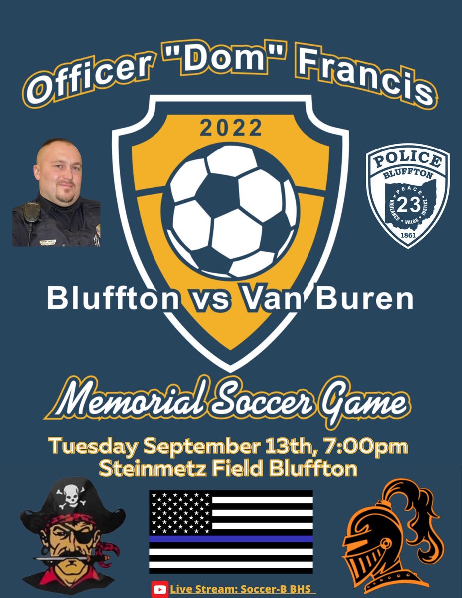 VarsityVan's tweet photo. Come support the team Tuesday at 6:45pm in Bluffton! https://t.co/XOWbJ6Qpix