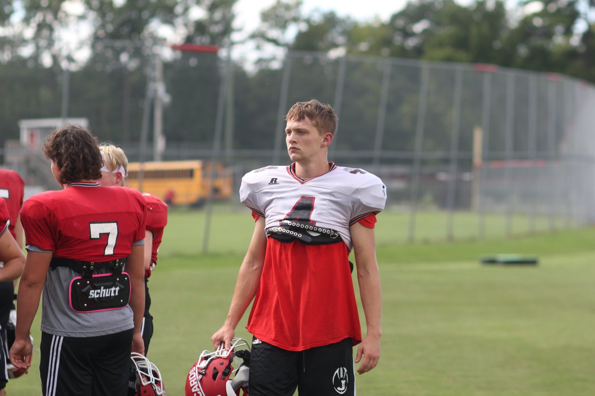 JDNsports's tweet photo. Visited Jacksonville football practice today as the Cardinals start preparing for Friday's home showdown wirth J.H. Rose. Mother Nature then forced them to practice inside but here are some photos from their time outside.

@CARDBALL1 @BrooksCoach @shapiroreg https://t.co/TXt4HDiMpG