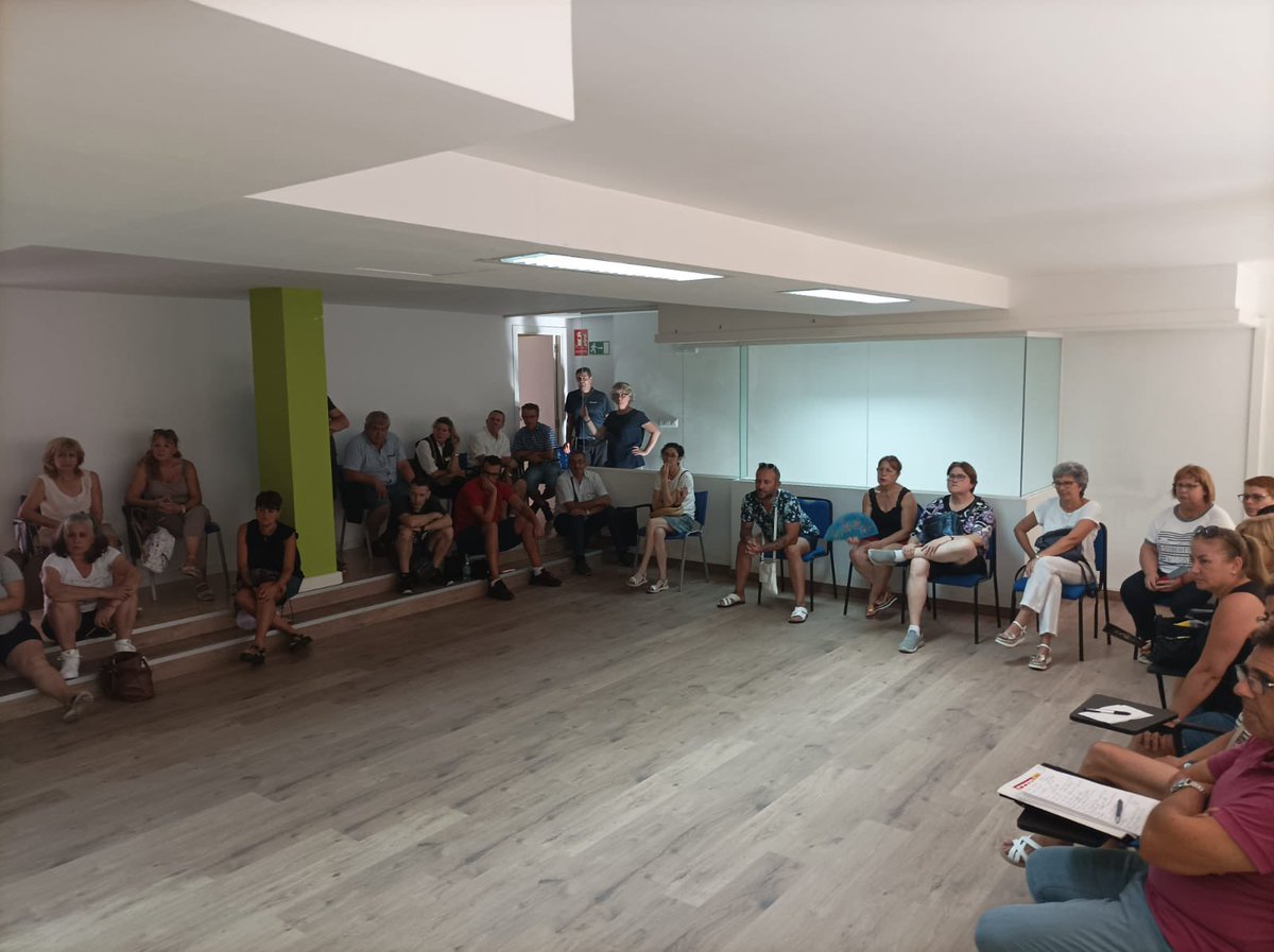 Avui #Assemblea informativa a #Lloret  sobre el #Conveni d’#Hostaleria

@ccoo <a href="/PacoGalvan13/">Paco Galvan</a> <a href="/FerroCCOO/">Antonio Ferro</a> <a href="/estebansg37/">Esteban Sanabria 🔻</a>