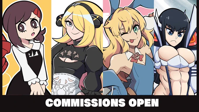 Updating and reopening my commissions for September! Feel free to DM me if you're interested! 