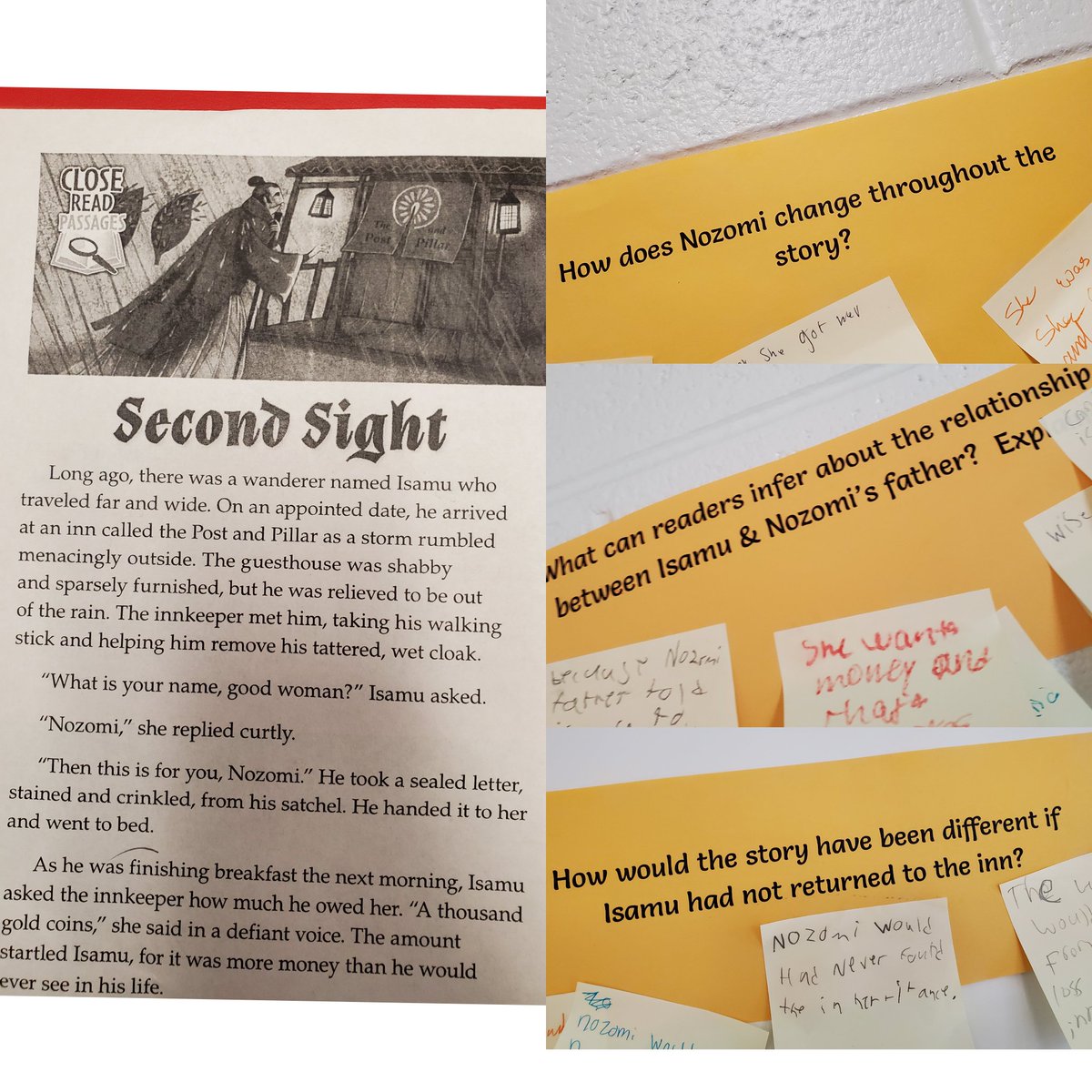 SweatherlyYMS's tweet photo. Love this close reading story from Raz Kids.  Perfect for critical thinking questions.  Students walked around the room with post its to answer?s.  #moveasoned115 #ymsreads https://t.co/Ar2xP819Qp