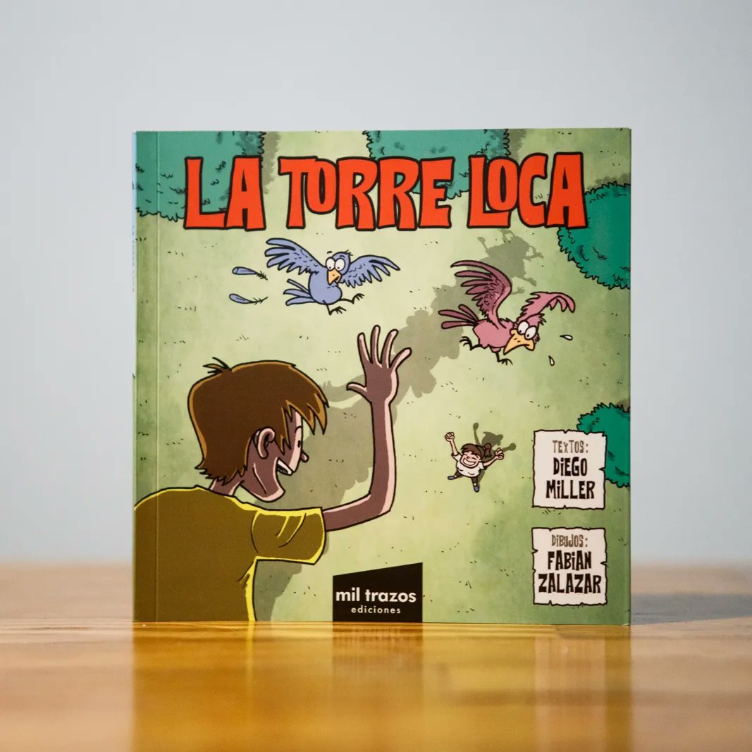 panzapedraza's tweet photo. Ha llegado al mundo “La Torre Loca”. Los papis, Diego Miller y @fabionote, estamos muy contentos. 
Nuestro segundo libro infantil ya vió la luz. 
Pueden pedirlo en https://t.co/8ln9ZLeCxD

Gracias @rock_pix por las fotazas https://t.co/ee0XUxPFEa