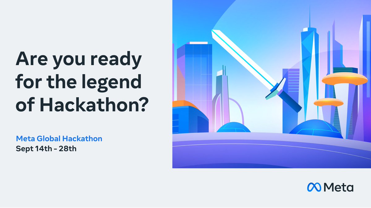 Journey into the unknown and explore the secrets of code. This year Meta’s Hackathon goes global! Register here metaglobalhackon2022.splashthat.com

 bit.ly/3L72Krs