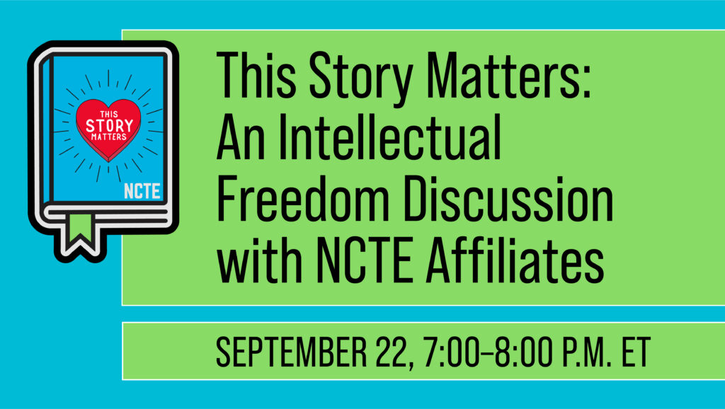 Catherine Sosnowski (@csosnowski72) on Twitter photo Join <a href="/NCTE/">National Council of Teachers of English (NCTE)</a> and CTCTE on Sept. 22 at 7:00 p.m. ET for a discussion on intellectual freedom. This event is free and open to any interested literacy educator. Register to attend. bit.ly/TSM-Sept-22 Join <a href="/NCTE/">National Council of Teachers of English (NCTE)</a> and CTCTE on Sept. 22 at 7:00 p.m. ET for a discussion on intellectual freedom. This event is free and open to any interested literacy educator. Register to attend. bit.ly/TSM-Sept-22