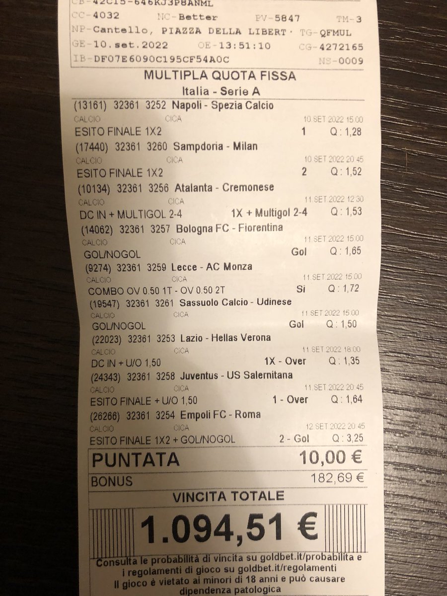 davidemicc8's tweet photo. #Marcenaro pretendo da te 1094 euro e 51 centesimi https://t.co/ne3pW3vxKj