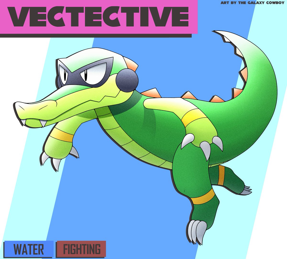 WHAT IF vector the crocodile was a pokemon?
#SonicTheHedeghog X #pokemon