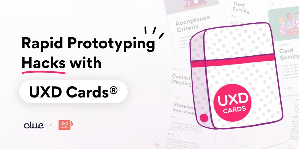 greatclue's tweet photo. Read more in the Comments! 👇

Your prototype doesn't need to be highly polished. You are just using this prototype to collect data!

To create your design process as a team and to get better workshop (and project) outcomes. Use UXDCards® - https://t.co/wui770loM9

#ux #uxdesign https://t.co/3jOE6tub2Z