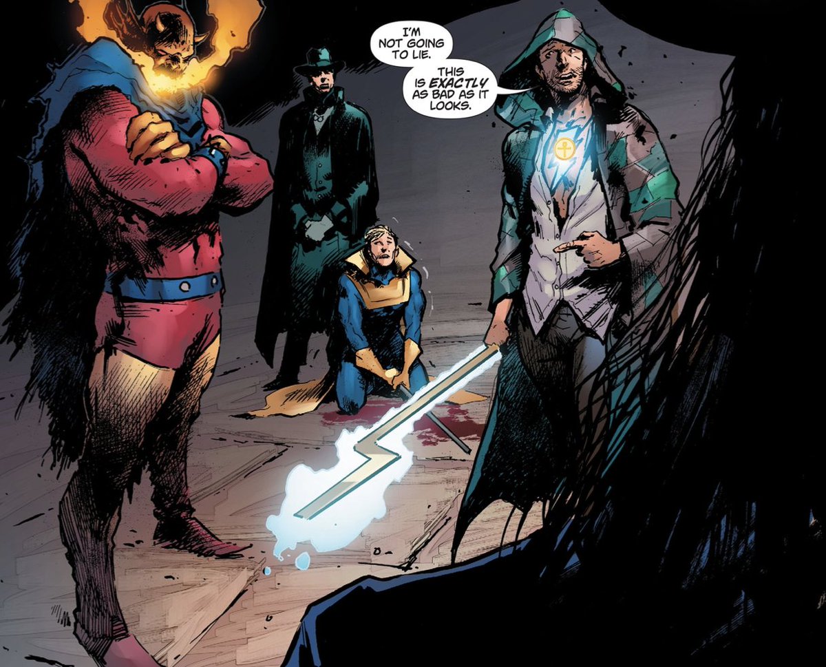 Mlaskie's tweet photo. I love this. @EnglishSorcerer #constantine #justiceleaugedark #hellblazer #magicblazer #johnandzee https://t.co/AtBzuwv0u8